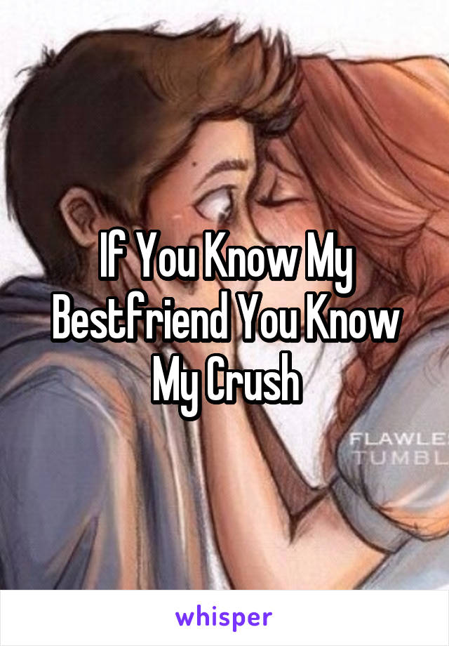 If You Know My Bestfriend You Know My Crush