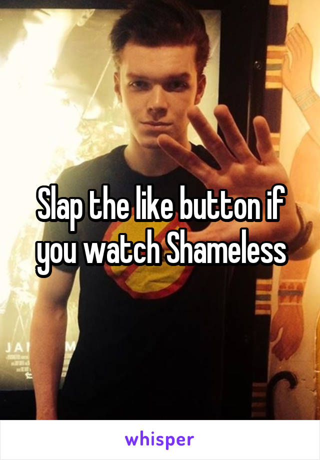 Slap the like button if you watch Shameless