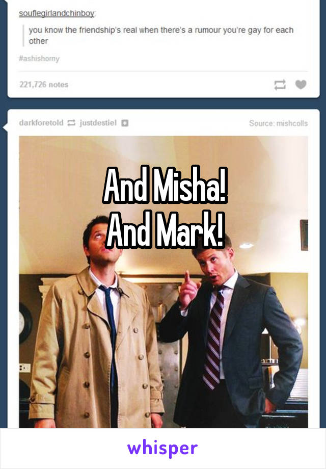 And Misha!
And Mark!
