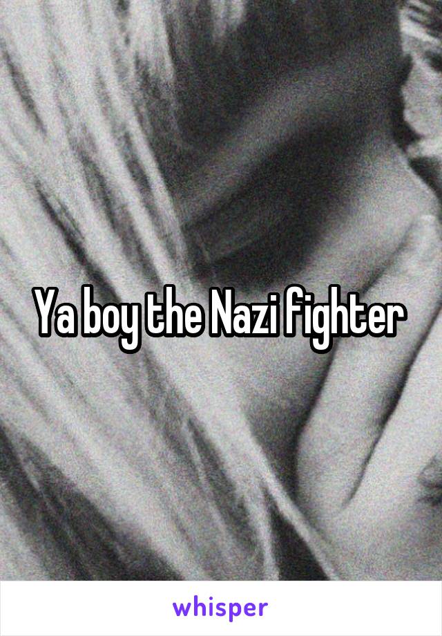 Ya boy the Nazi fighter 