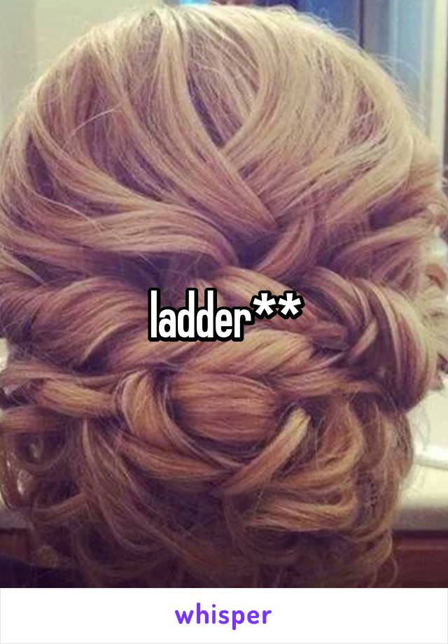 ladder**