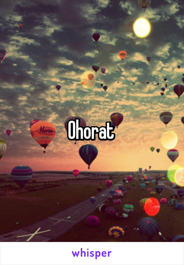 Ohorat 