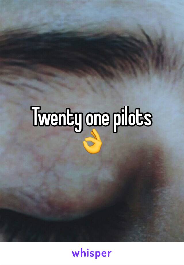 Twenty one pilots 
👌