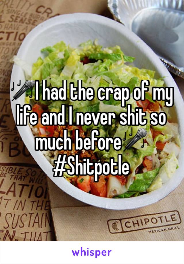 🎤I had the crap of my life and I never shit so much before🎤 #Shitpotle