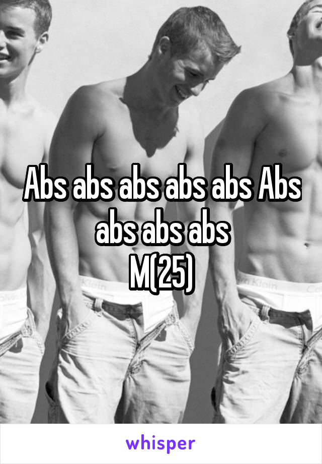 Abs abs abs abs abs Abs abs abs abs
M(25)