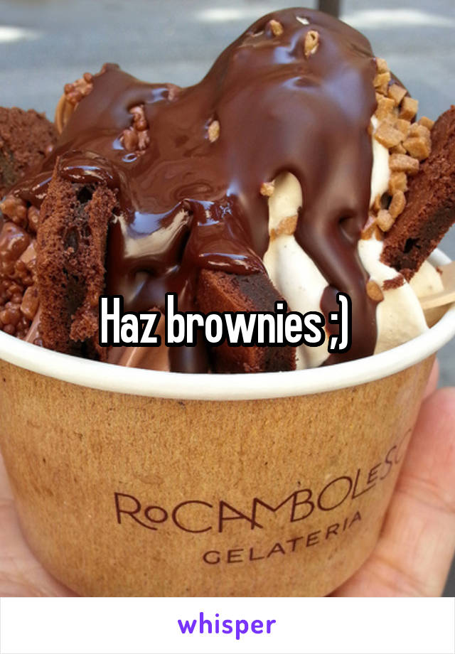 Haz brownies ;) 