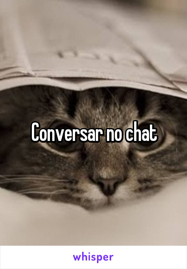 Conversar no chat