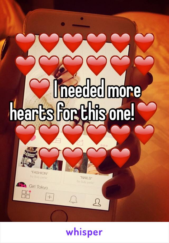 ❤️❤️❤️❤️❤️❤️❤️❤️❤️❤️❤️❤️❤️ I needed more hearts for this one!❤️❤️❤️❤️❤️❤️❤️❤️❤️❤️❤️