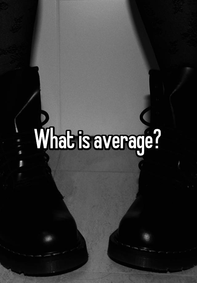 what-is-average