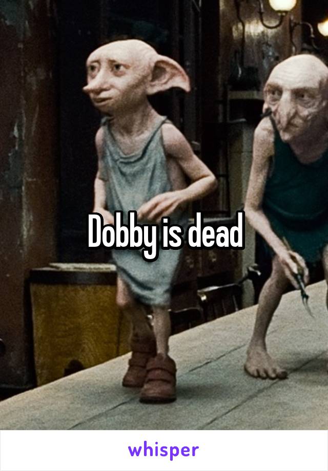 Dobby is dead
