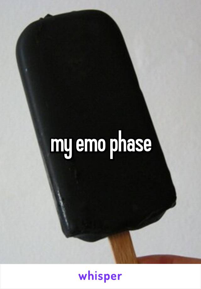 my emo phase