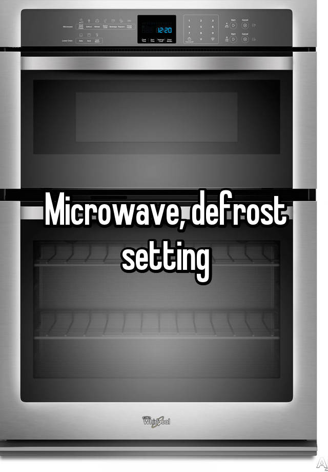 microwave-defrost-setting