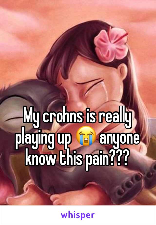 My crohns is really playing up 😭 anyone know this pain???
