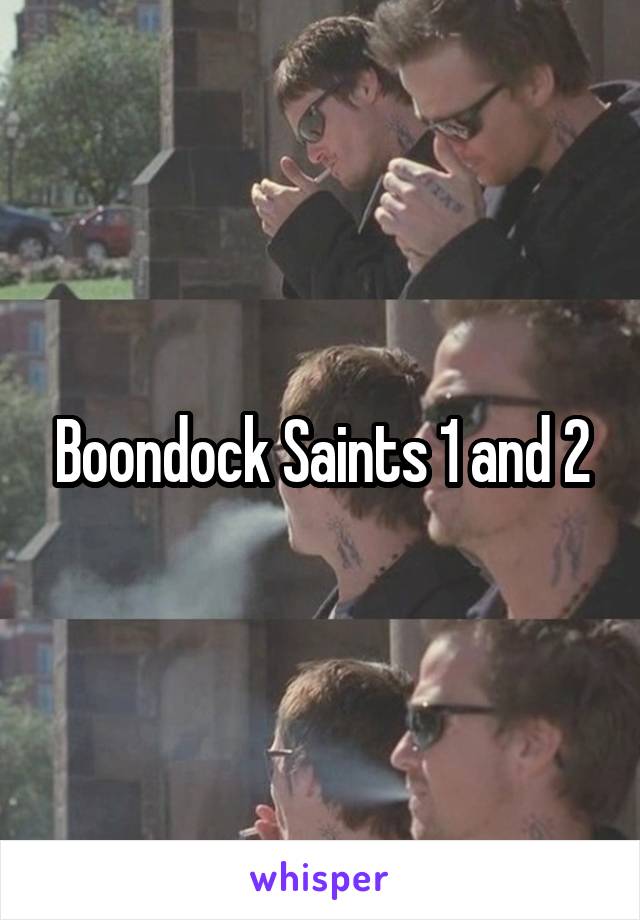 Boondock Saints 1 and 2