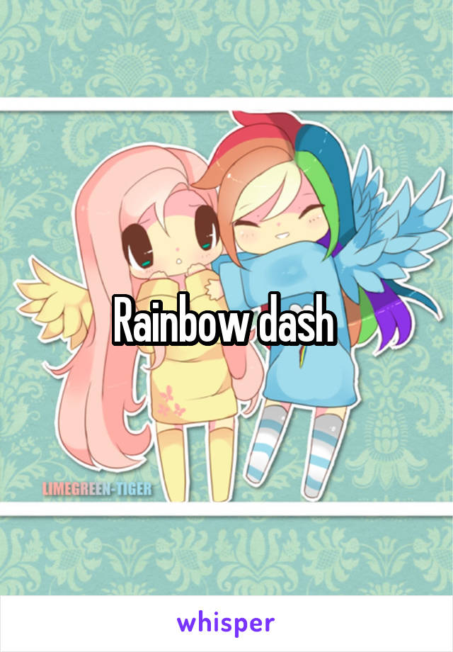 Rainbow dash 