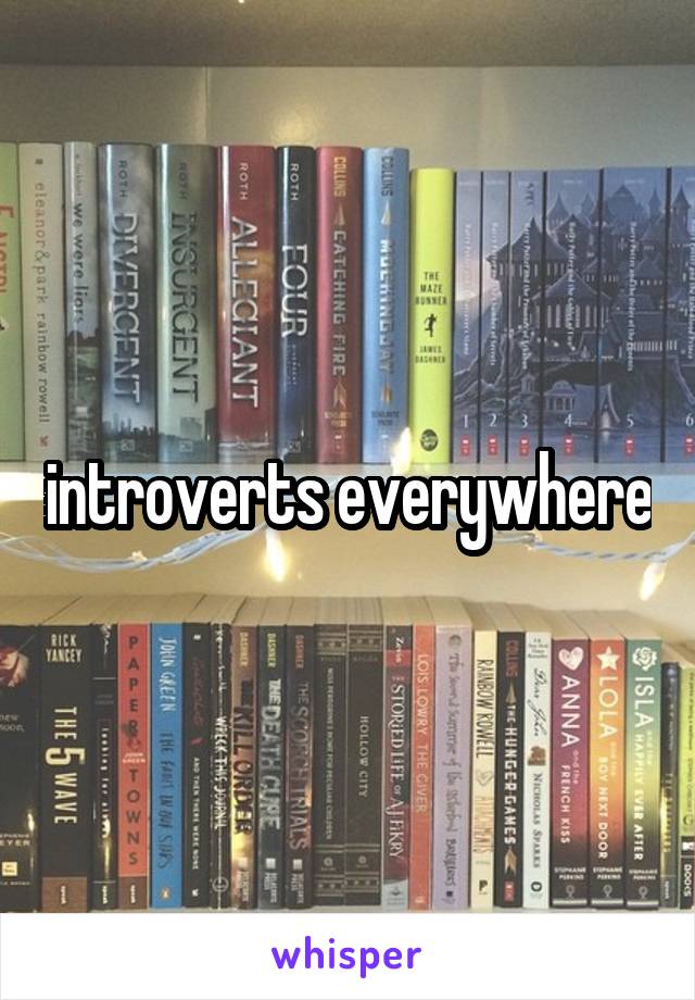 introverts everywhere