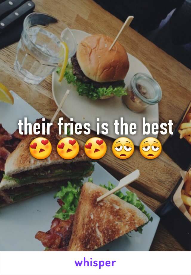 their fries is the best 😍😍😍😩😩