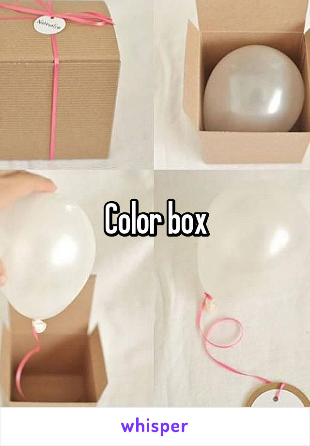 Color box