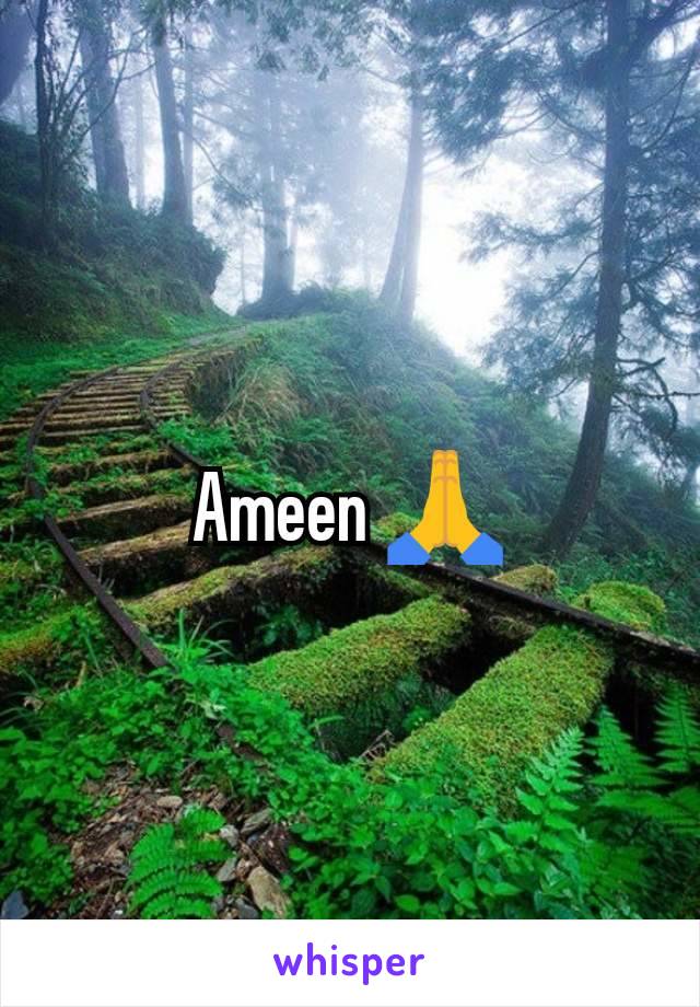 Ameen 🙏