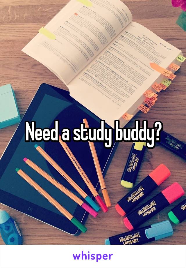 Need a study buddy?