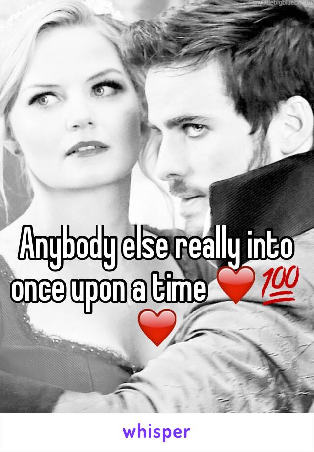 Anybody else really into once upon a time ❤️💯❤️