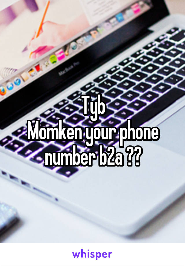 Tyb
Momken your phone number b2a ??