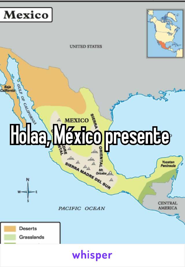 Holaa, México presente 
