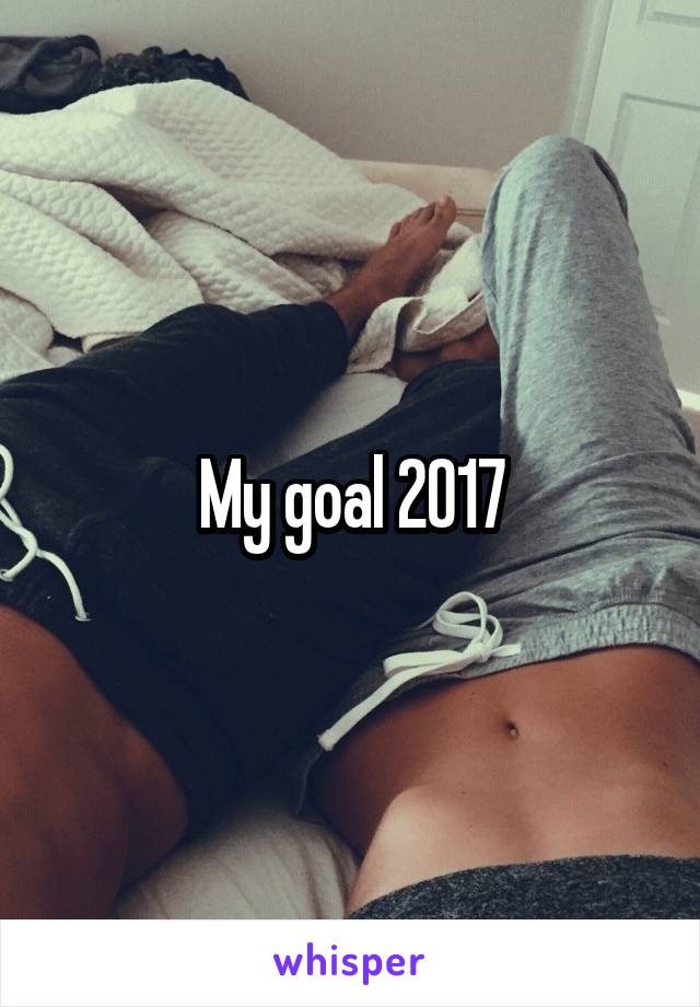 My goal 2017