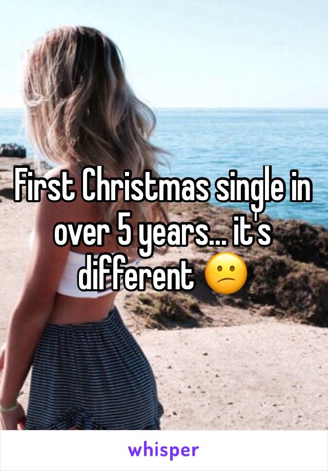 First Christmas single in over 5 years... it's different 😕