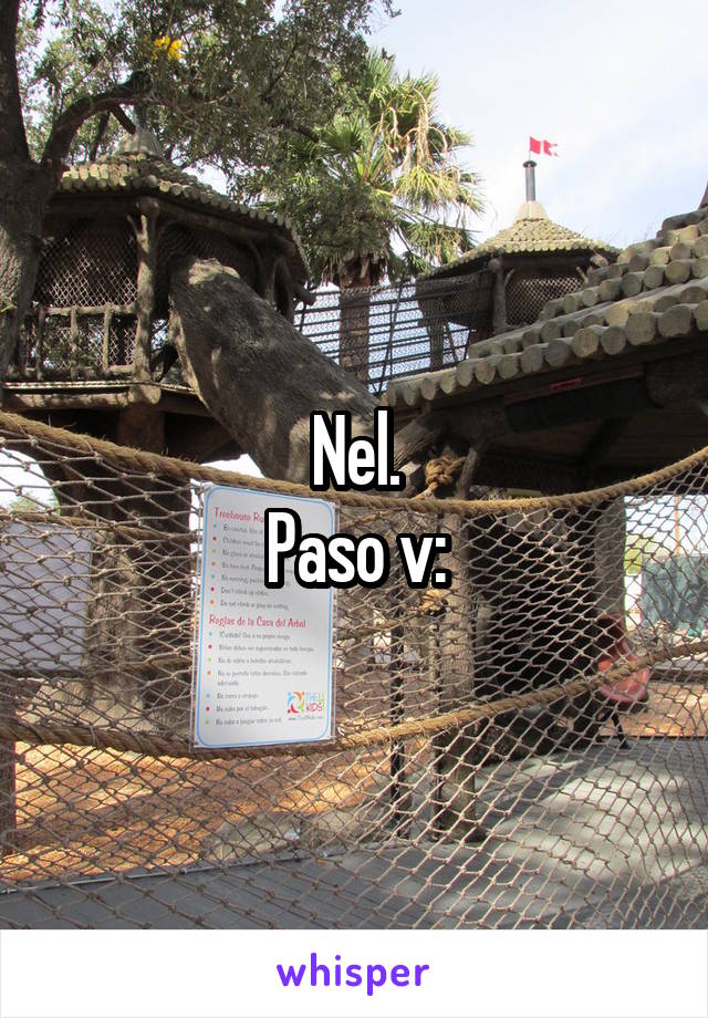 Nel.
Paso v: