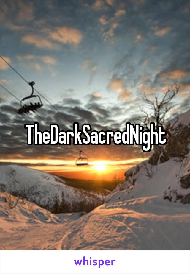 TheDarkSacredNight