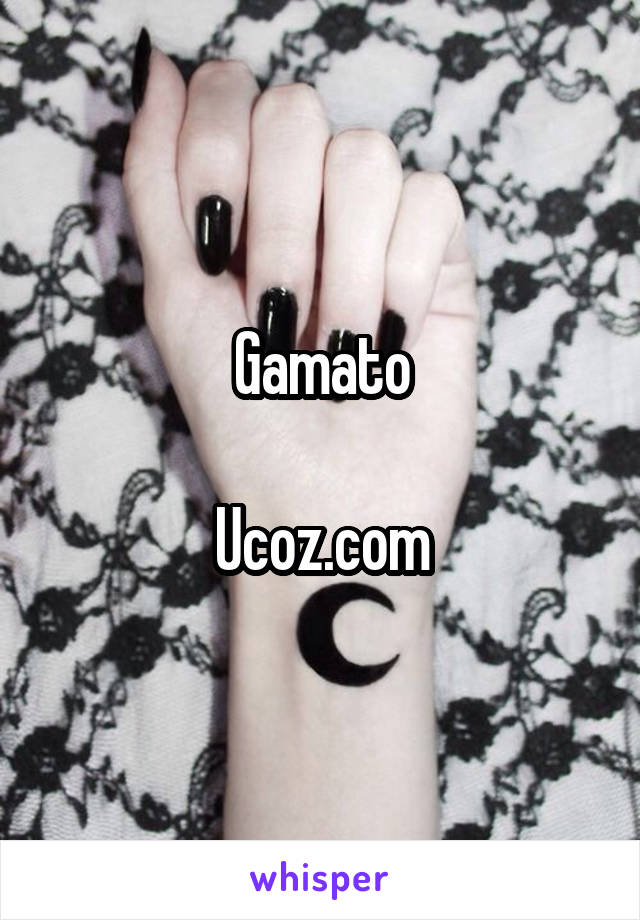 Gamato

Ucoz.com