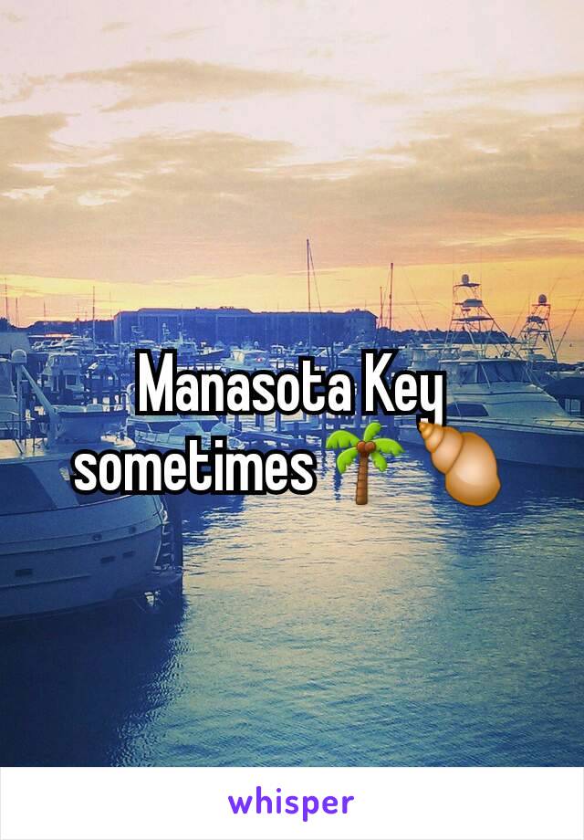 Manasota Key sometimes🌴🐚