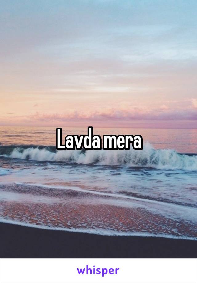 Lavda mera