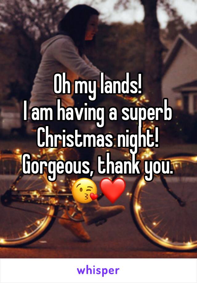 Oh my lands!
I am having a superb Christmas night!
Gorgeous, thank you.
😘❤
