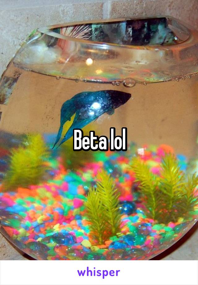 Beta lol