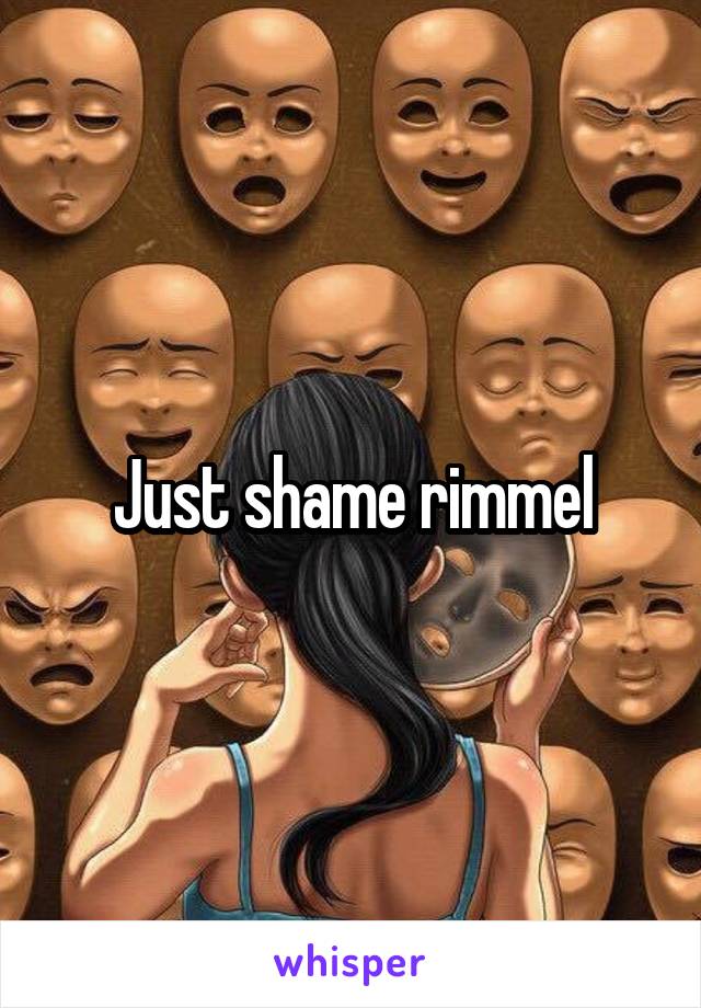 Just shame rimmel