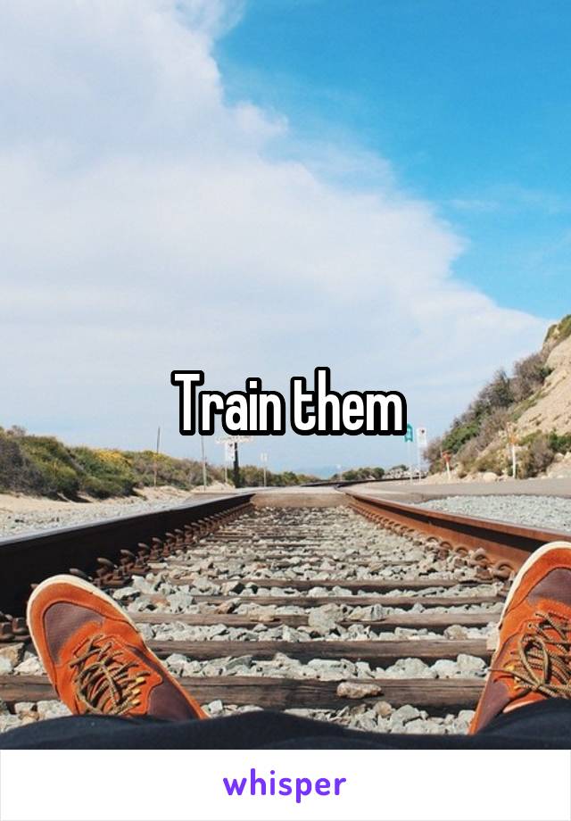 Train them