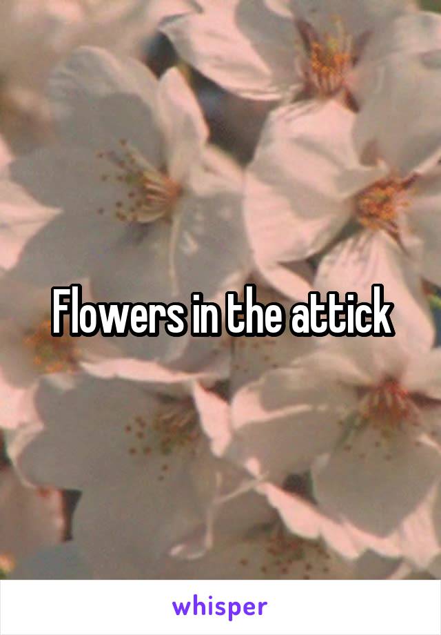 Flowers in the attick