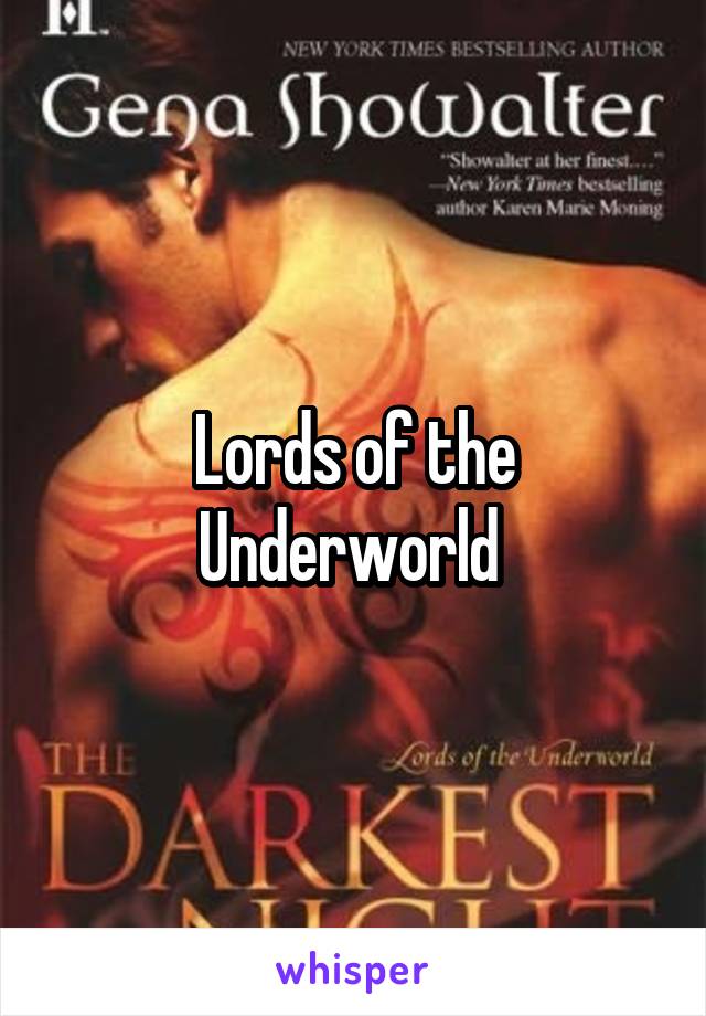 Lords of the Underworld 