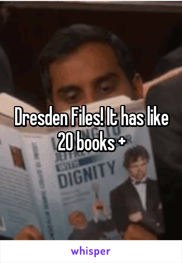 Dresden Files! It has like 20 books +