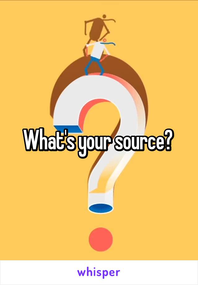 What's your source? 