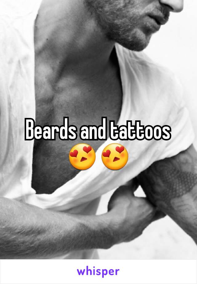 Beards and tattoos 😍😍