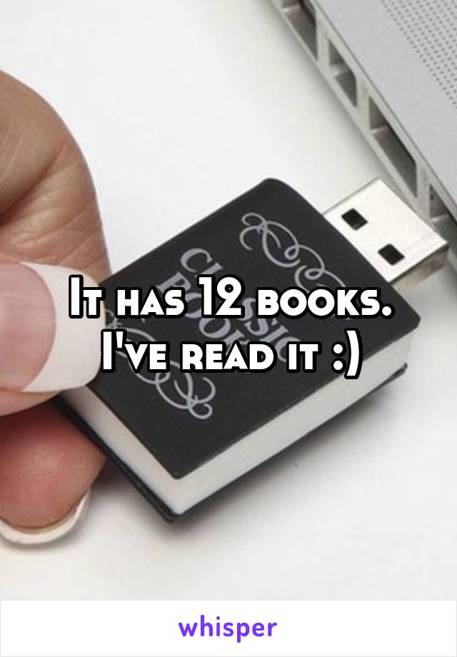 It has 12 books. I've read it :)