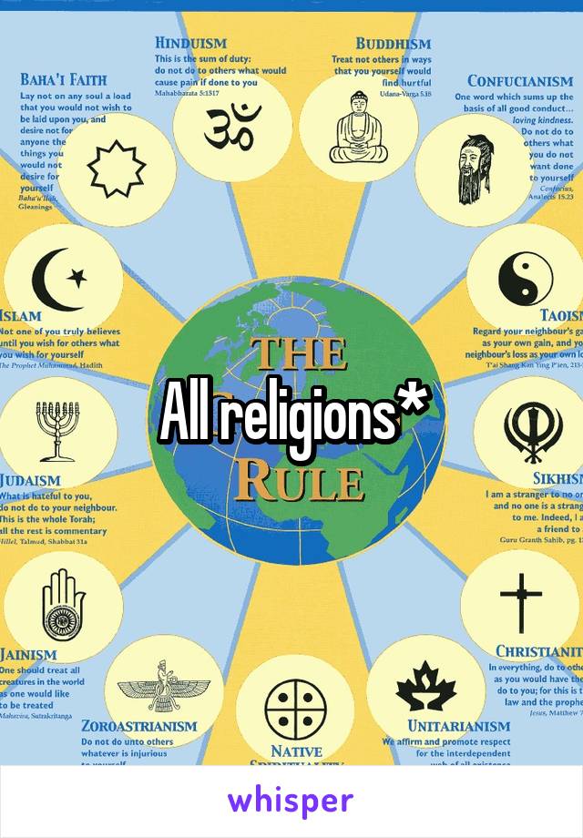 All religions*