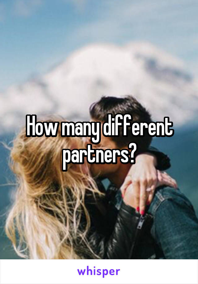 How many different partners?