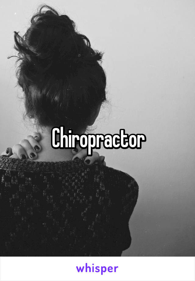 Chiropractor