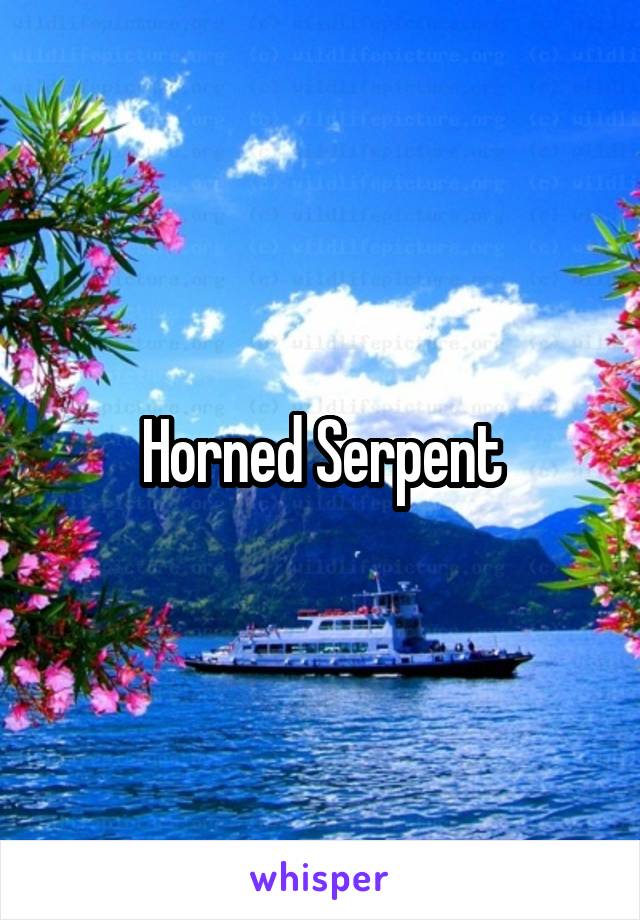 Horned Serpent