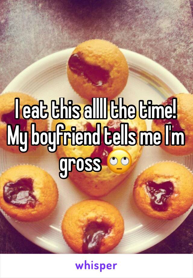 I eat this allll the time! My boyfriend tells me I'm gross 🙄