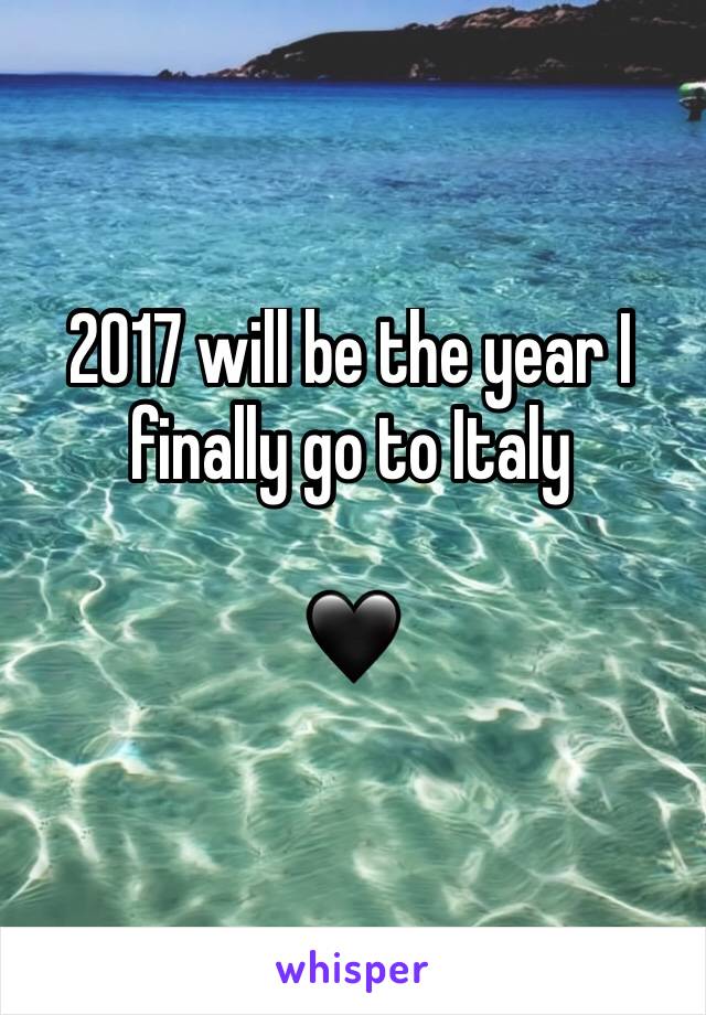 2017 will be the year I finally go to Italy 

🖤